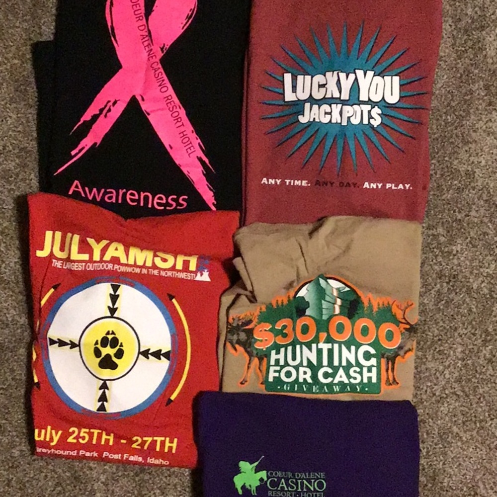 Casino tshirts.SOLD